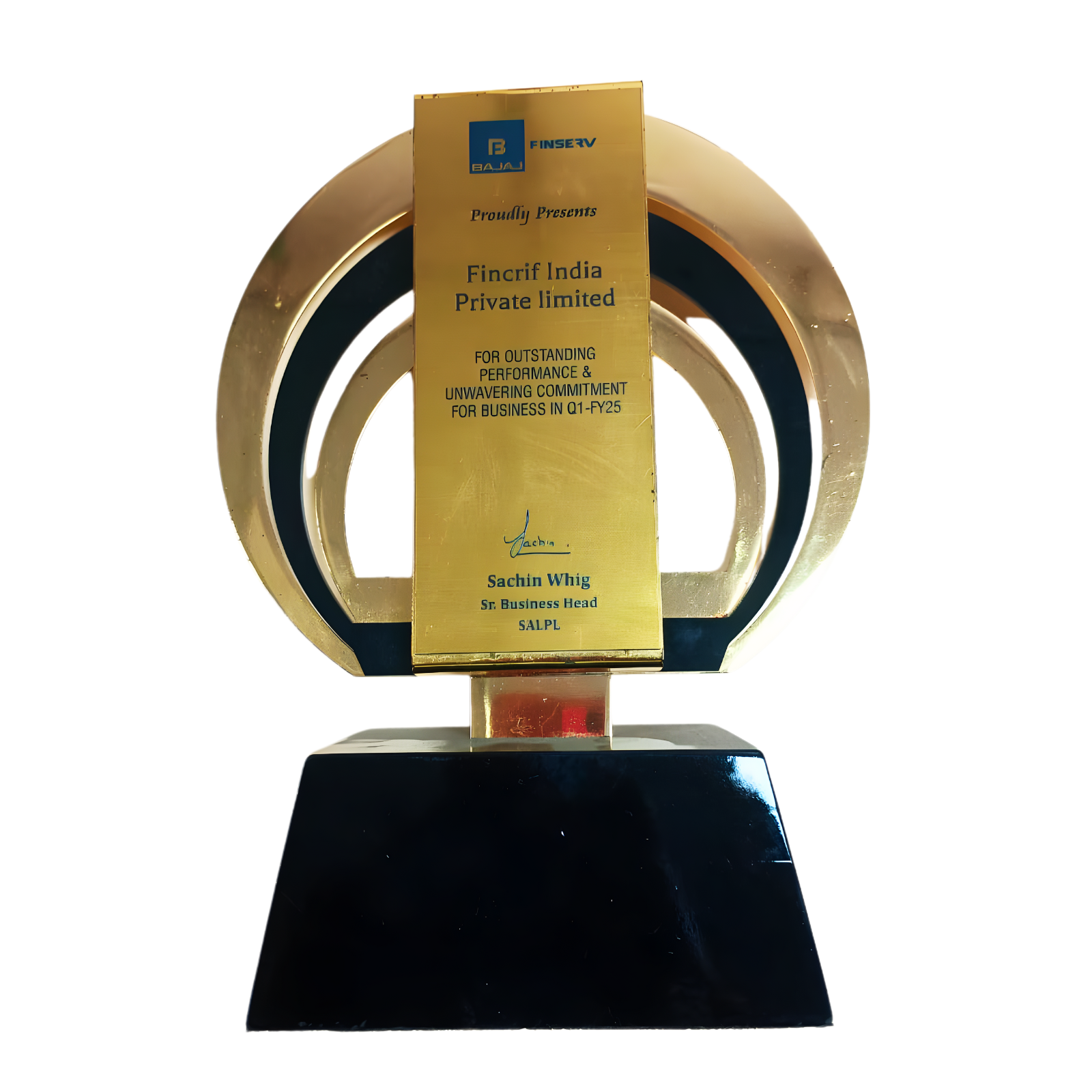 Bajaj Finserv — Recognized for outstanding performance in Q1 2025.