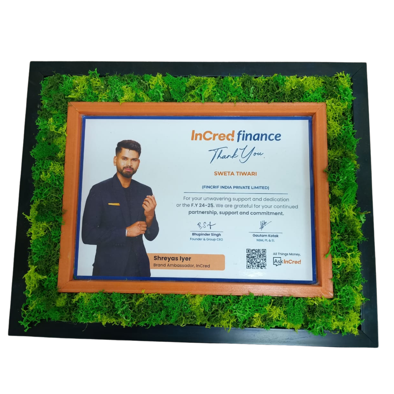 InCred Finance — Partnership, support and commitment