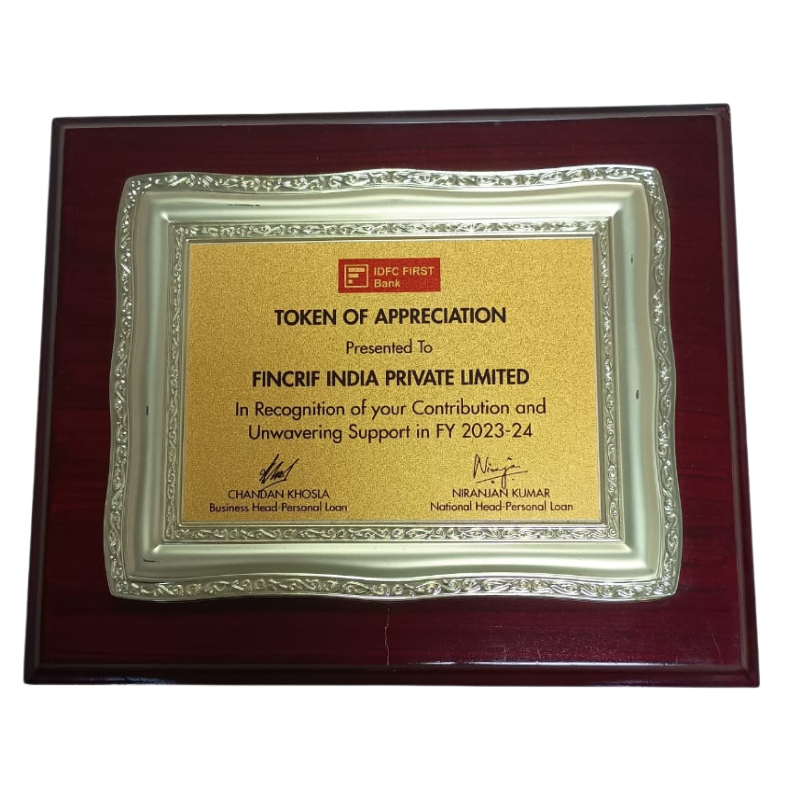 IDFC First Bank — Top Contribution in 2023–24
