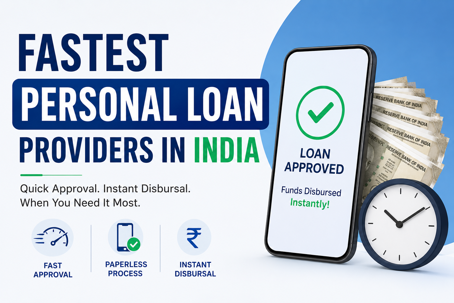 Fastest Personal Loan Providers in India
